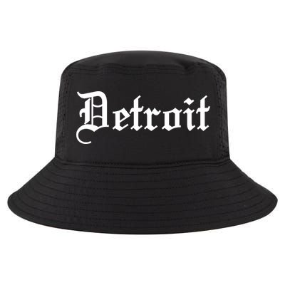 Old English Detroit D Michigan Logo Cool Comfort Performance Bucket Hat