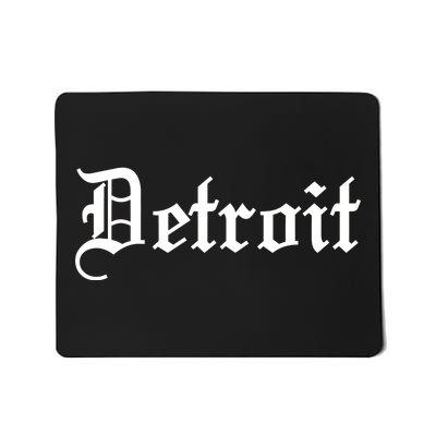 Old English Detroit D Michigan Logo Mousepad