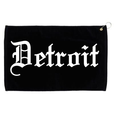 Old English Detroit D Michigan Logo Grommeted Golf Towel