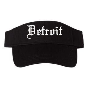 Old English Detroit D Michigan Logo Valucap Bio-Washed Visor