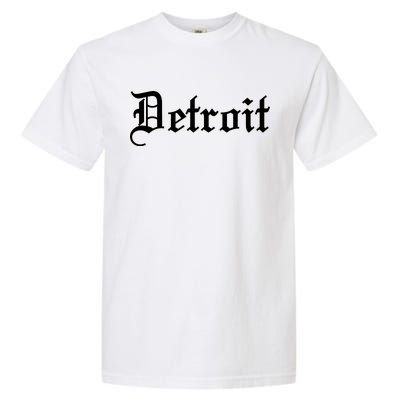 Old English Detroit D Michigan Logo Garment-Dyed Heavyweight T-Shirt