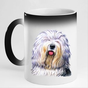 Old English Sheepdog 11oz Black Color Changing Mug