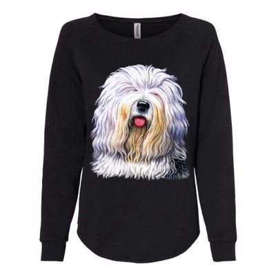 Old English Sheepdog Womens California Wash Sweatshirt