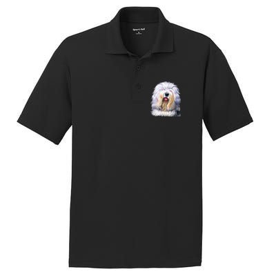 Old English Sheepdog PosiCharge RacerMesh Polo