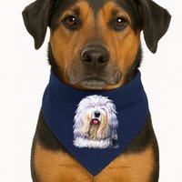 Old English Sheepdog USA-Made Doggie Bandana