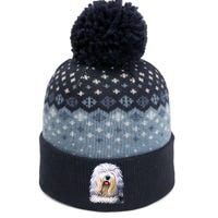 Old English Sheepdog The Baniff Cuffed Pom Beanie