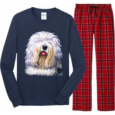 Old English Sheepdog Long Sleeve Pajama Set