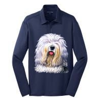 Old English Sheepdog Silk Touch Performance Long Sleeve Polo