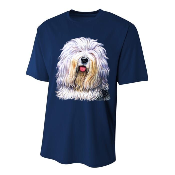 Old English Sheepdog Performance Sprint T-Shirt