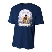 Old English Sheepdog Youth Performance Sprint T-Shirt