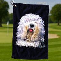 Old English Sheepdog Golf Towel