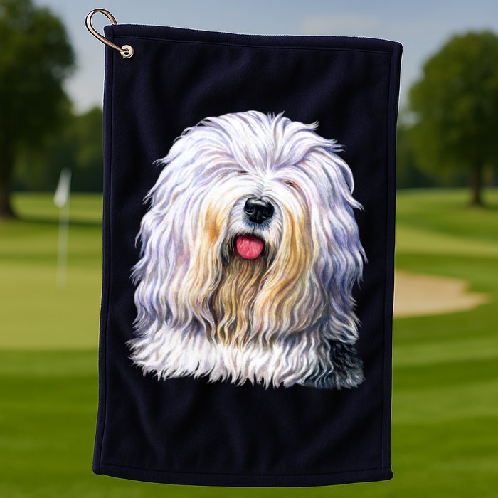 Old English Sheepdog Golf Towel