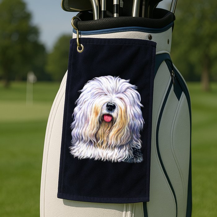 Old English Sheepdog Golf Towel