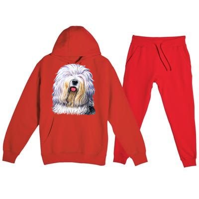 Old English Sheepdog Premium Hooded Sweatsuit Set