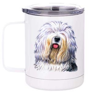 Old English Sheepdog 12 oz Stainless Steel Tumbler Cup