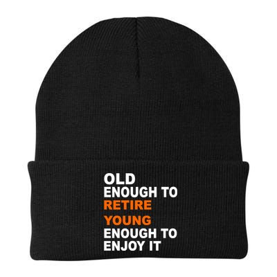 Old Enough To Retire Young Beanie