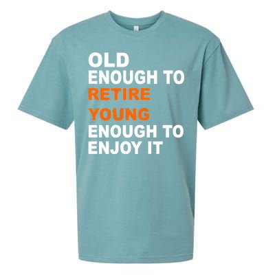 Old Enough To Retire Young Sueded Cloud Jersey T-Shirt