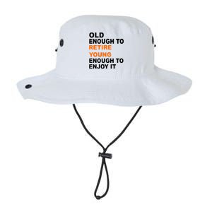 Old Enough To Retire Young Legacy Cool Fit Booney Bucket Hat