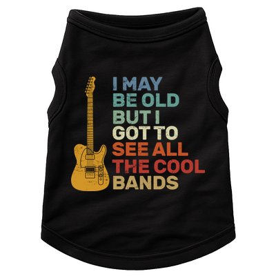 Old Guitarist The Cool Bands Doggie Tank