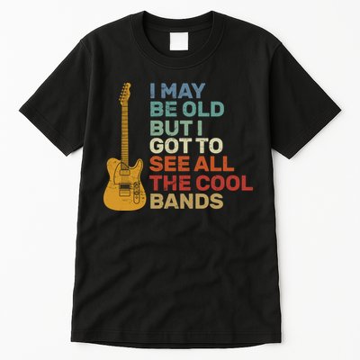 Old Guitarist The Cool Bands Tall T-Shirt