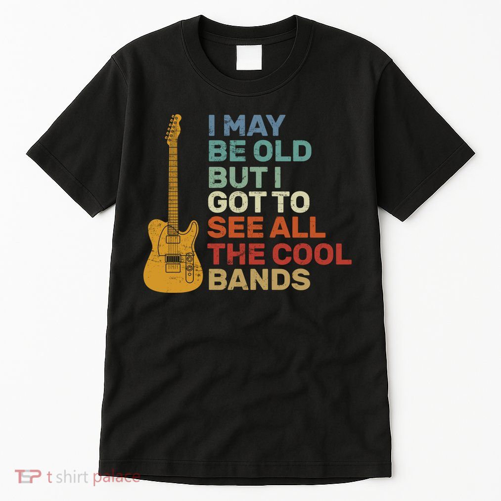 Old Guitarist The Cool Bands Tall T-Shirt