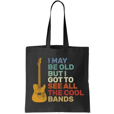Old Guitarist The Cool Bands Bag