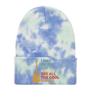 Old Guitarist The Cool Bands Tie Dye 12in Knit Beanie