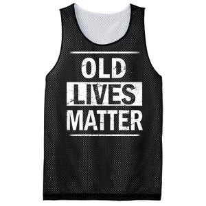 Old Lives Matter Mesh Reversible Basketball Jersey Tank