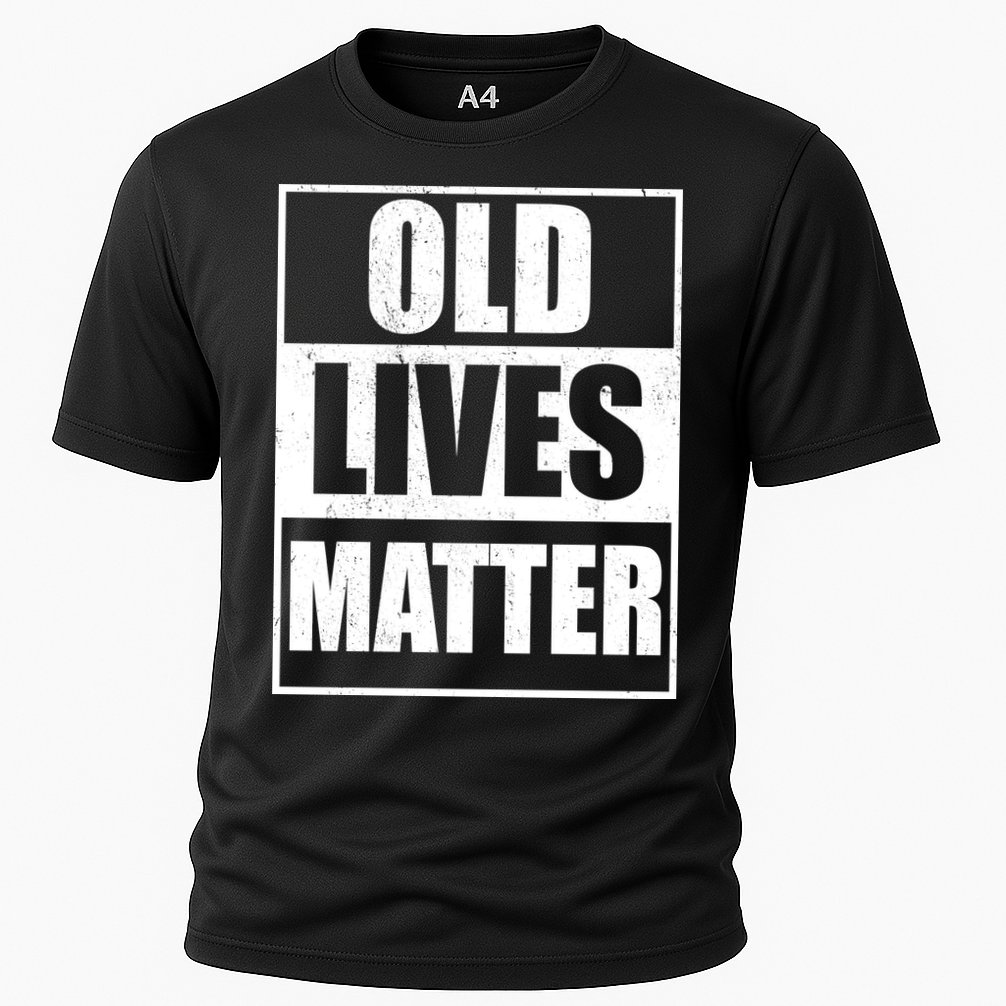 Old Lives Matter Distressed Logo Performance Shirt