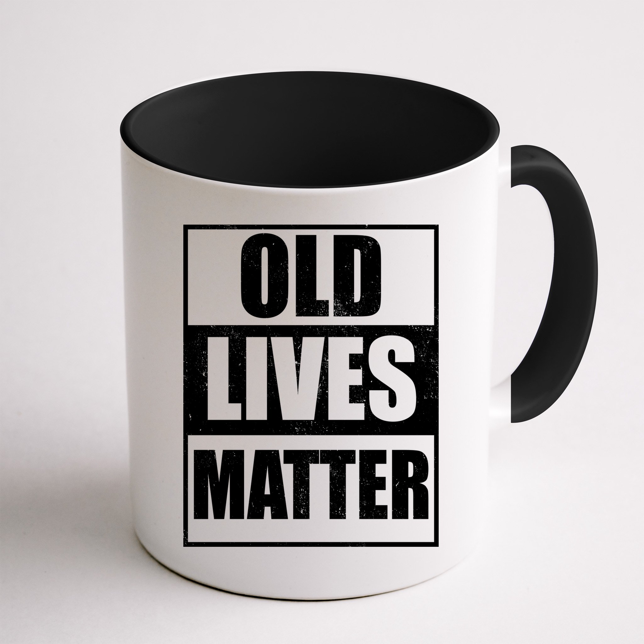 Old Lives Matter Distressed Logo Mug
