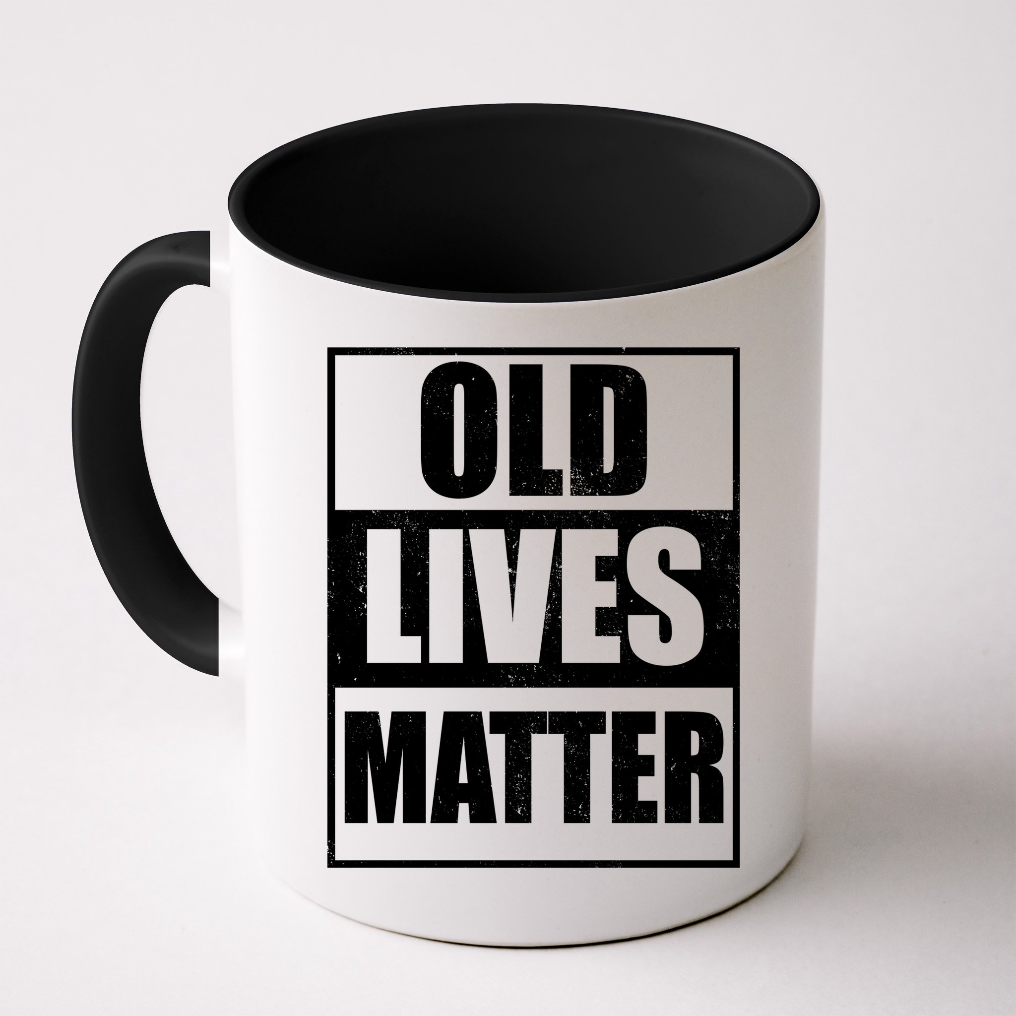 Old Lives Matter Distressed Logo Mug