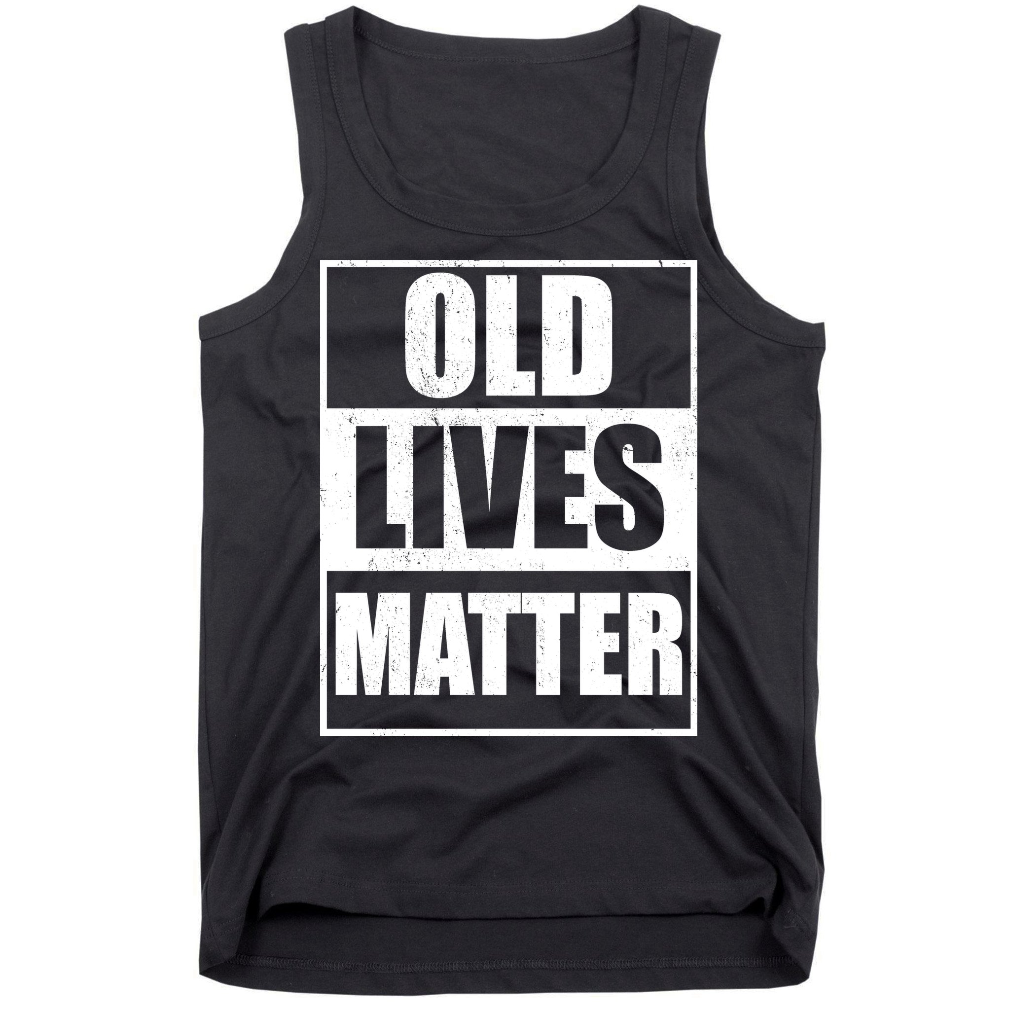 Old Lives Matter Distressed Logo Tank Top