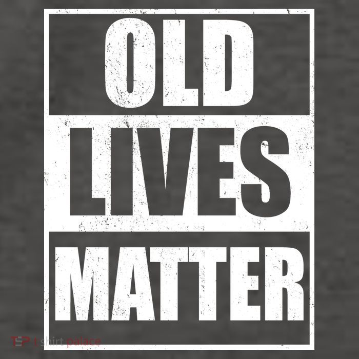 Old Lives Matter Distressed Logo Vector Backpack
