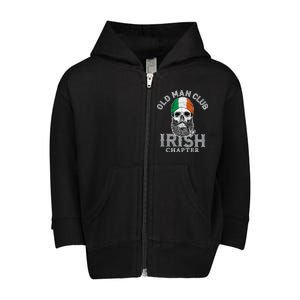 Old Man Club: Irish Chapter Toddler Zip Fleece Hoodie