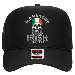 Old Man Club: Irish Chapter High Crown Mesh Back Trucker Hat