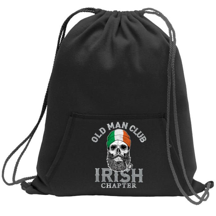 Old Man Club: Irish Chapter Sweatshirt Cinch Pack Bag