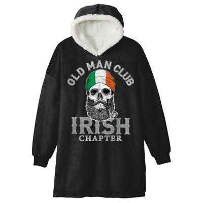 Old Man Club: Irish Chapter Hooded Wearable Blanket
