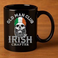 Old Man Club: Irish Chapter 11oz C Handle Ceramic Mug
