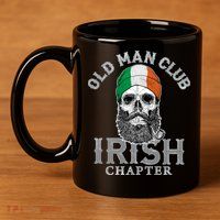 Old Man Club: Irish Chapter 11oz C Handle Ceramic Mug