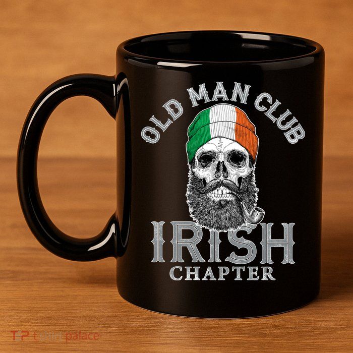 Old Man Club: Irish Chapter 11oz C Handle Ceramic Mug