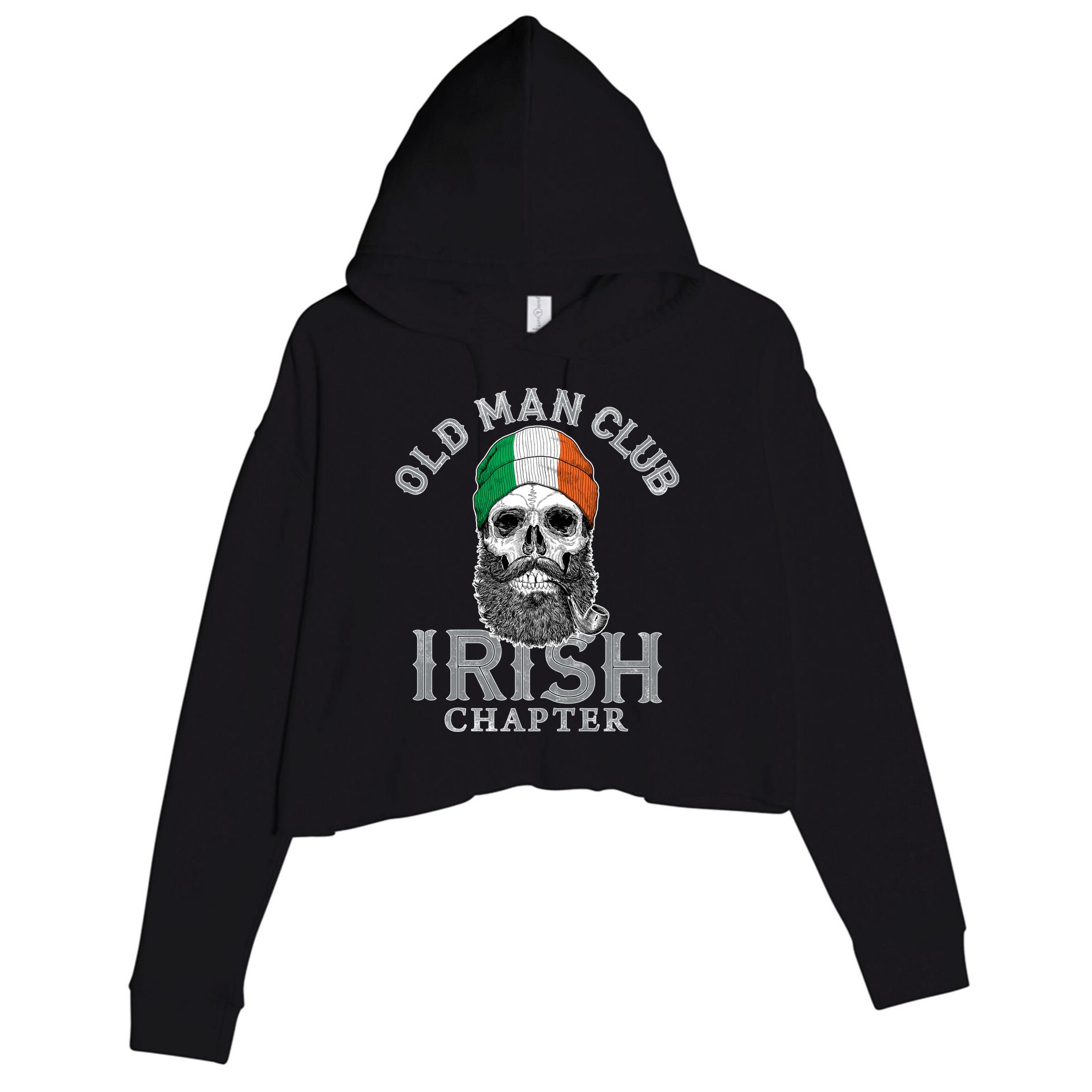 Old Man Club: Irish Chapter Crop Fleece Hoodie