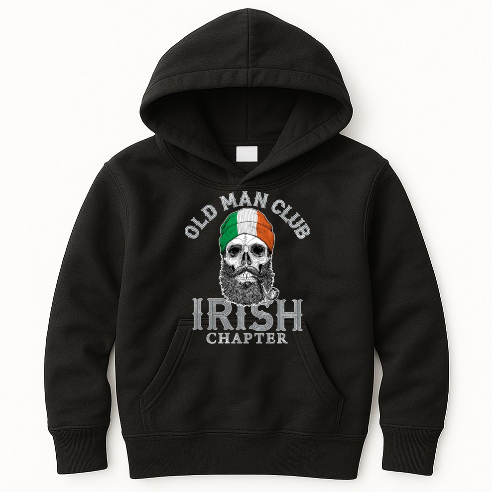 Old Man Club: Irish Chapter Kids Hoodie