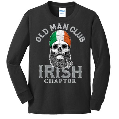 Old Man Club: Irish Chapter Kids Long Sleeve Shirt