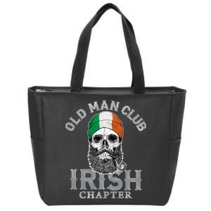 Old Man Club: Irish Chapter Zip Tote Bag