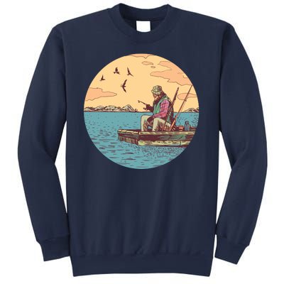 Old Man Fishing Sweatshirt