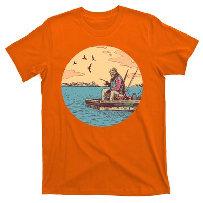 Old Man Fishing T-Shirt