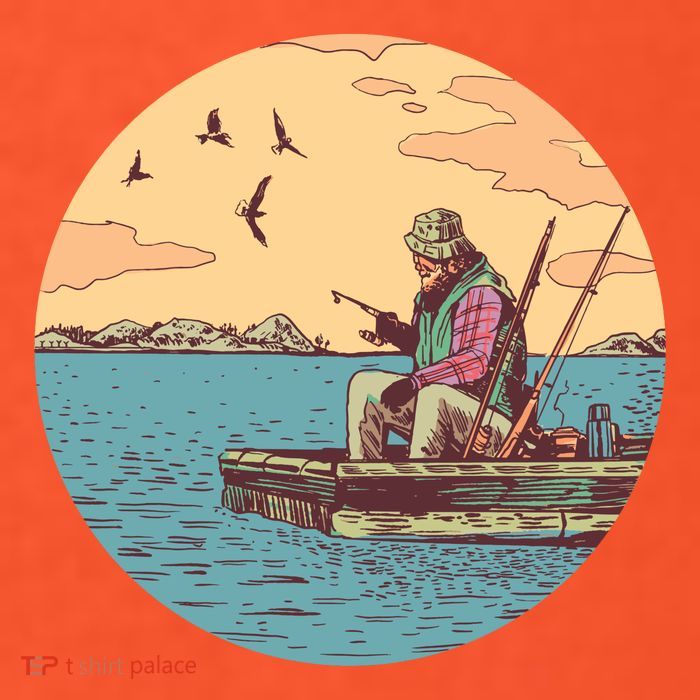 Old Man Fishing Mesh Reversible Basketball Jersey Tank