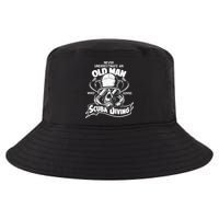 Old Man Who Loves Scuba Diving Cool Comfort Performance Bucket Hat