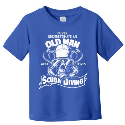 Old Man Who Loves Scuba Diving Toddler T-Shirt