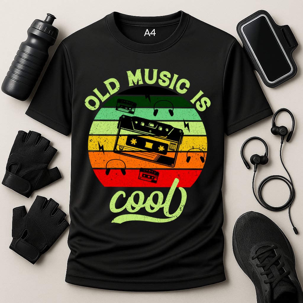Old Music Is Cool Performance Shirt